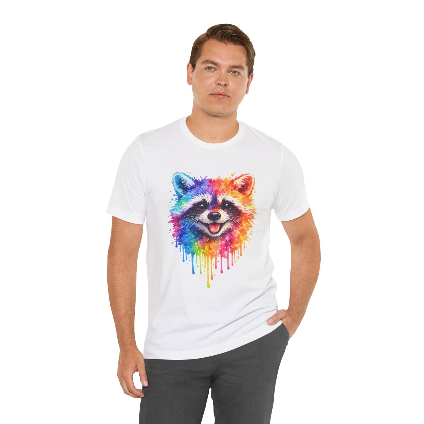 Watercolor Wildlife Raccoon T-Shirt