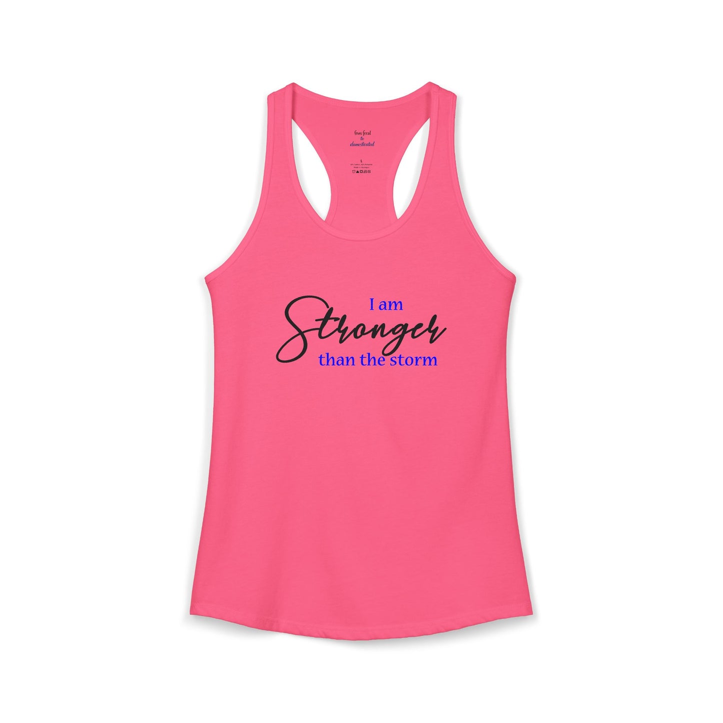 Stronger Than The Storm Racerback Tank
