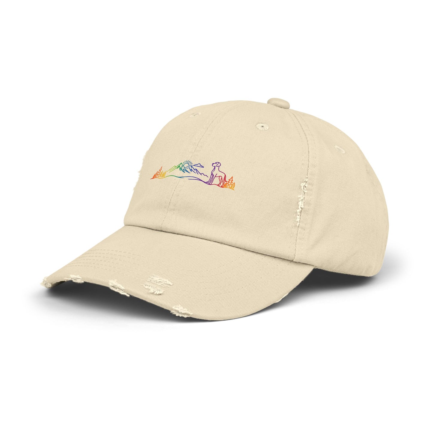 Great Dane, natural eared | Distressed Cap
