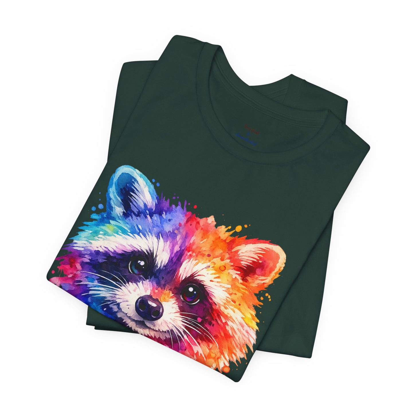 Watercolor Wildlife Raccoon T-Shirt