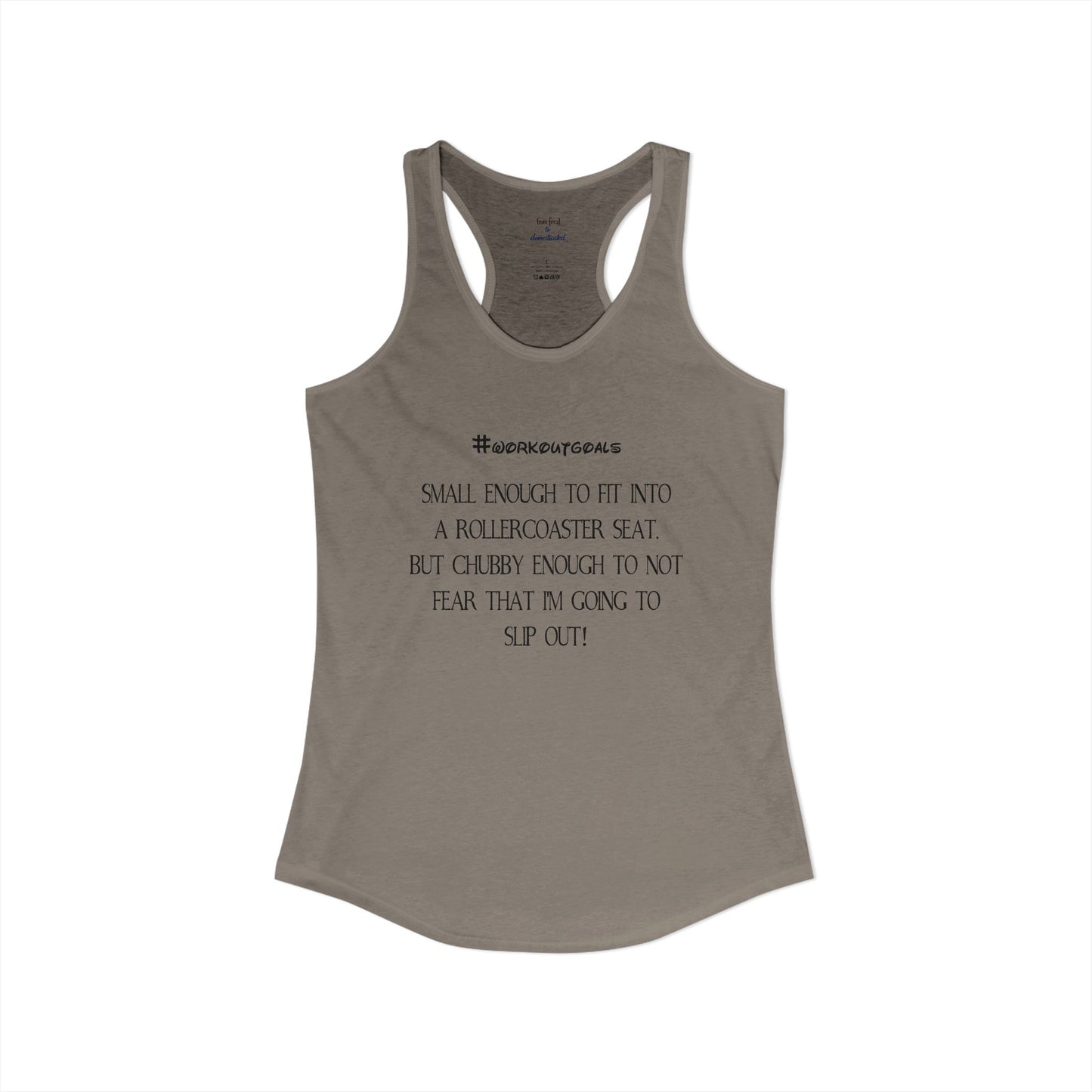 Workout Goals Racerback Tank