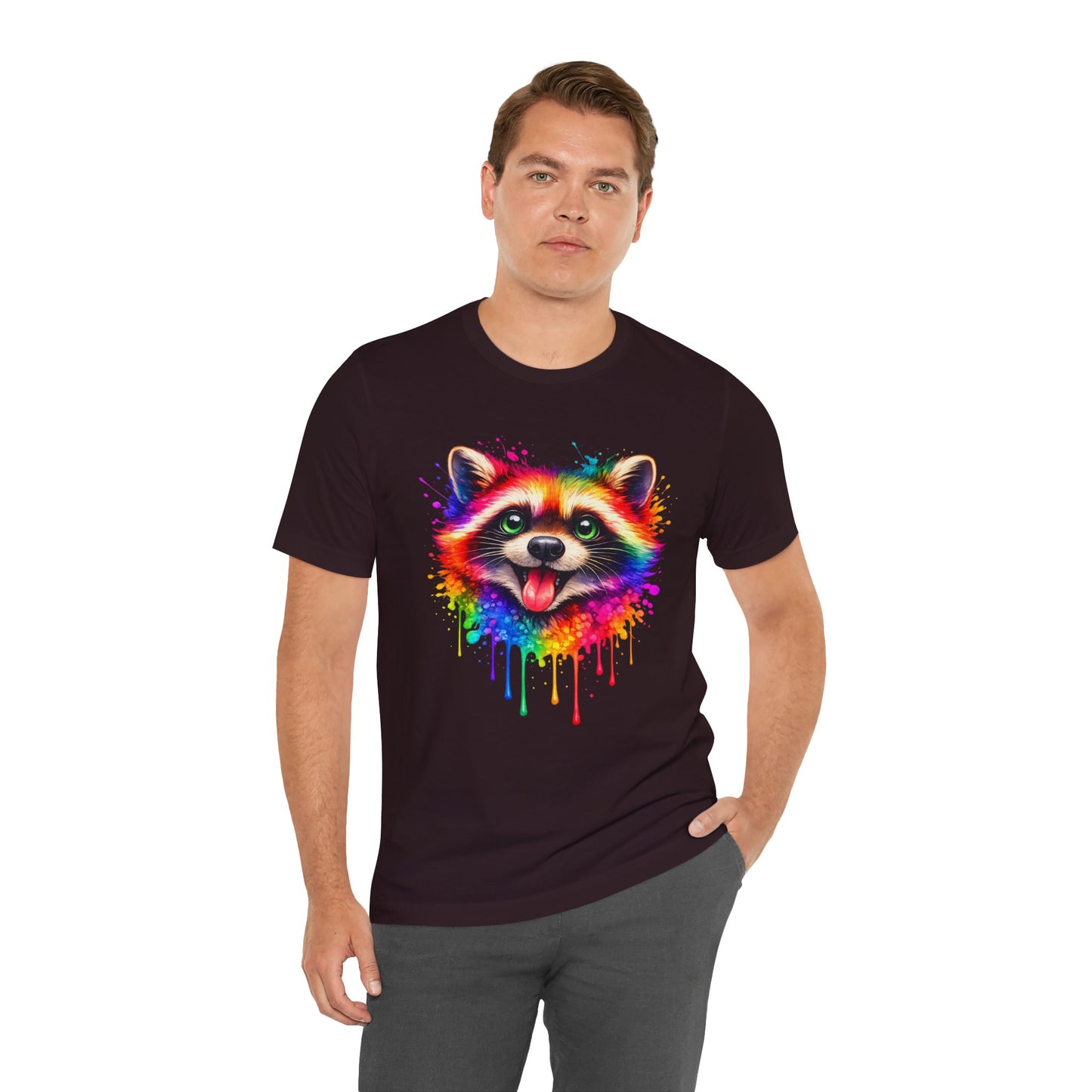 Watercolor Wildlife Raccoon T-Shirt