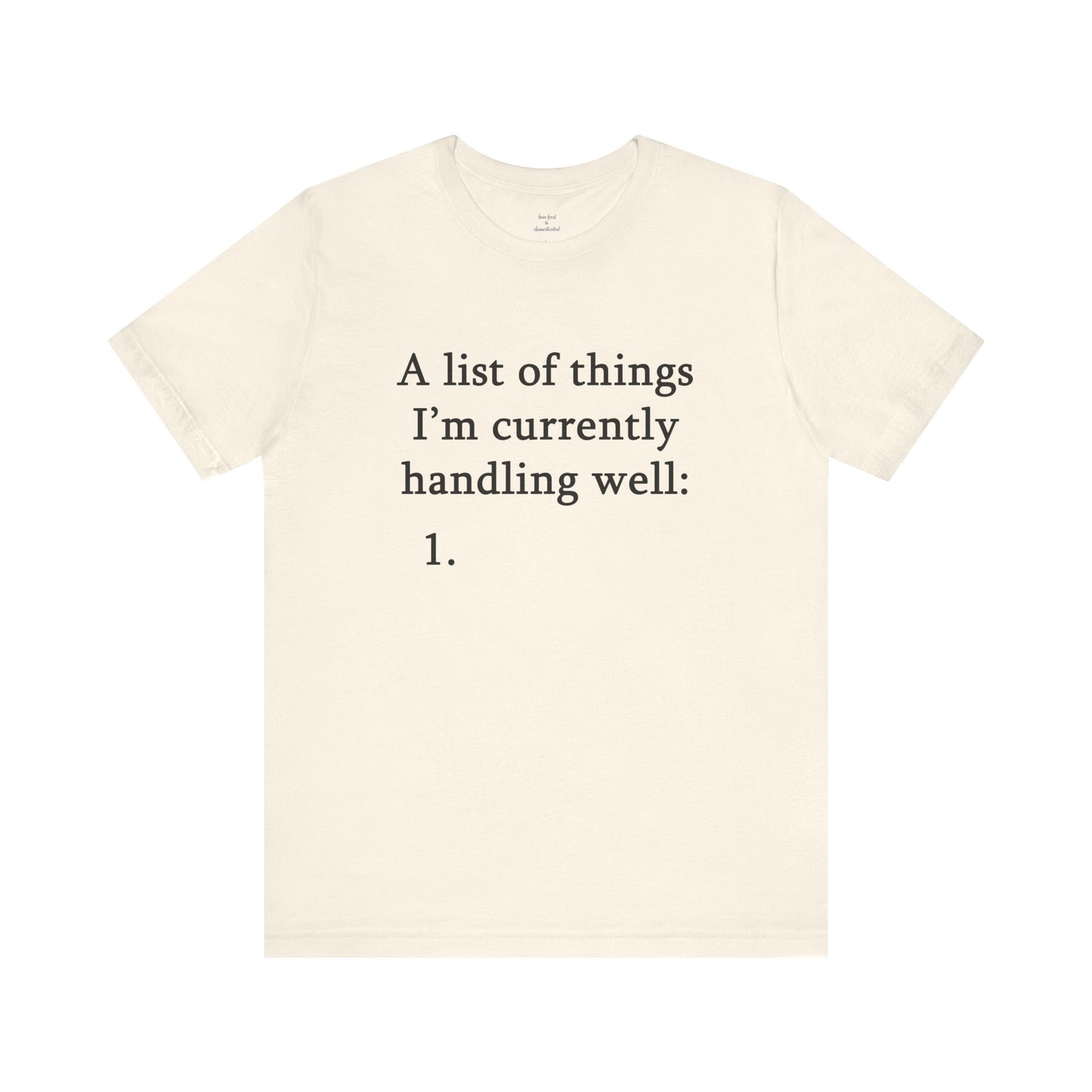 A List Tee