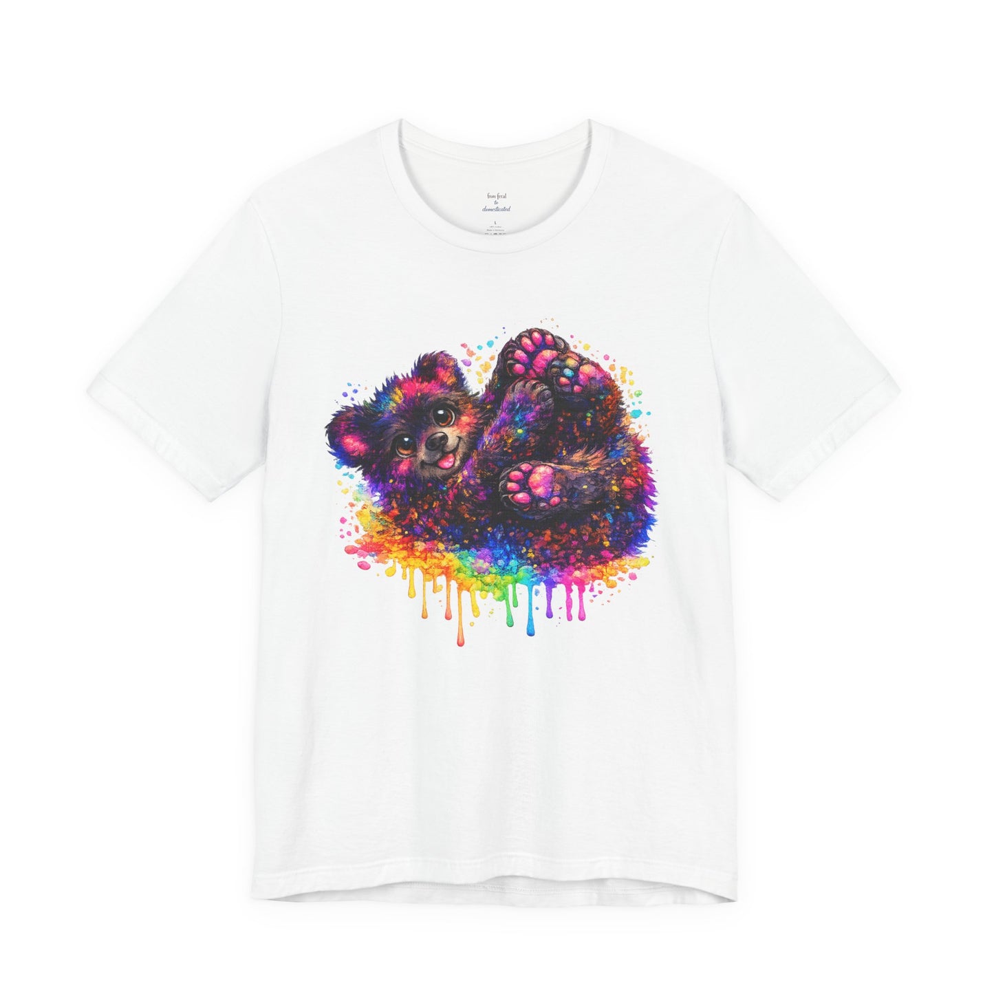 Watercolor Wildlife Bear Cub T-Shirt