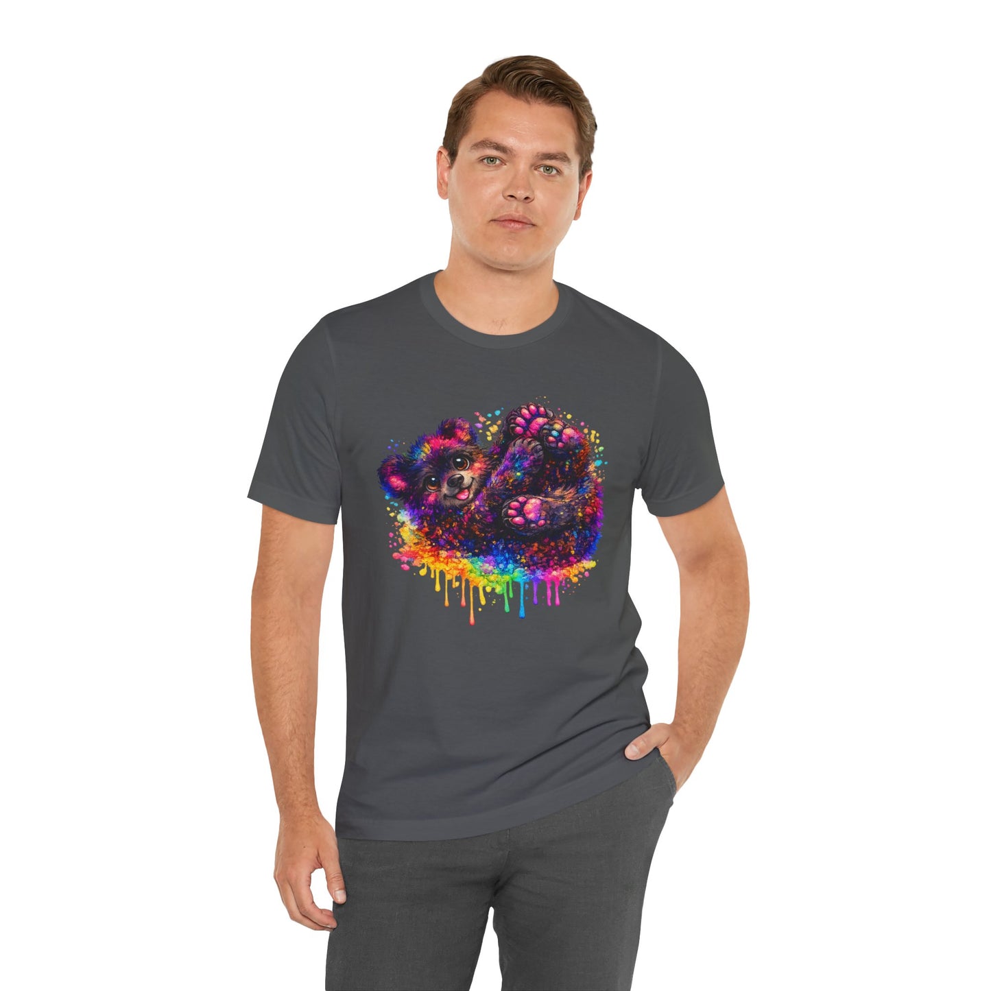 Watercolor Wildlife Bear Cub T-Shirt