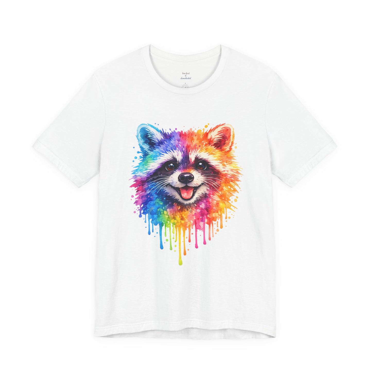 Watercolor Wildlife Raccoon T-Shirt