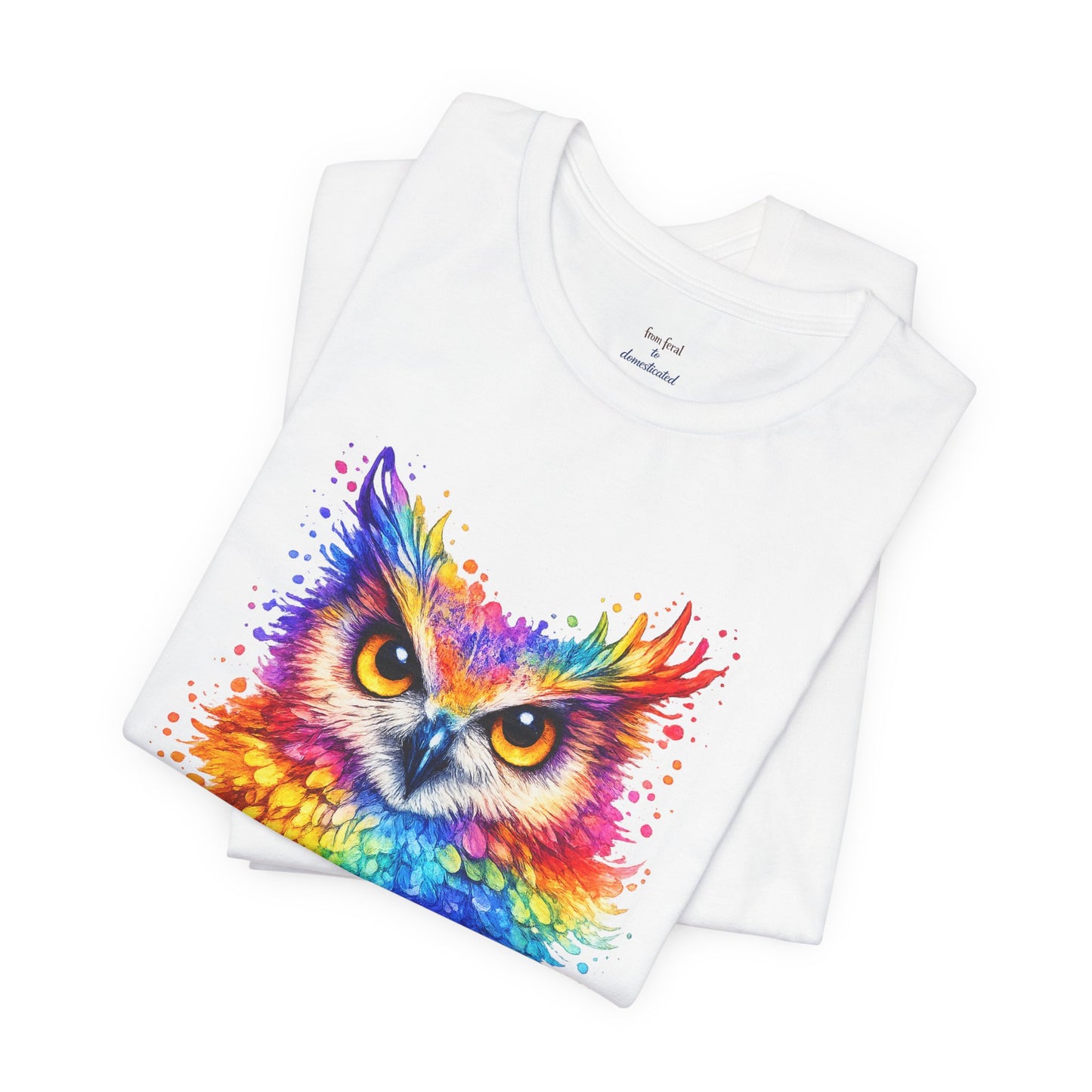 Watercolor Wildlife Owl T-Shirt