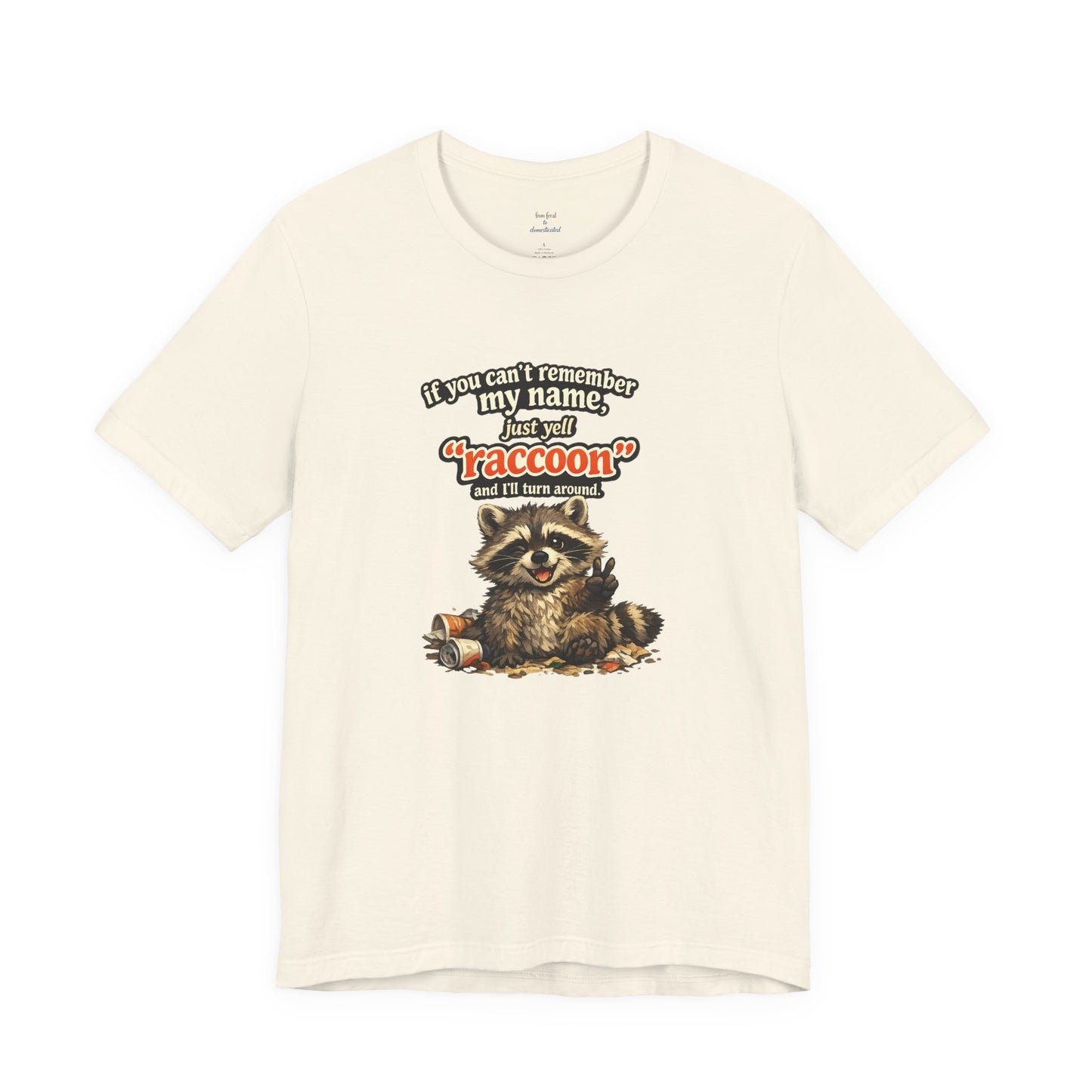 Yell Raccoon T-shirt