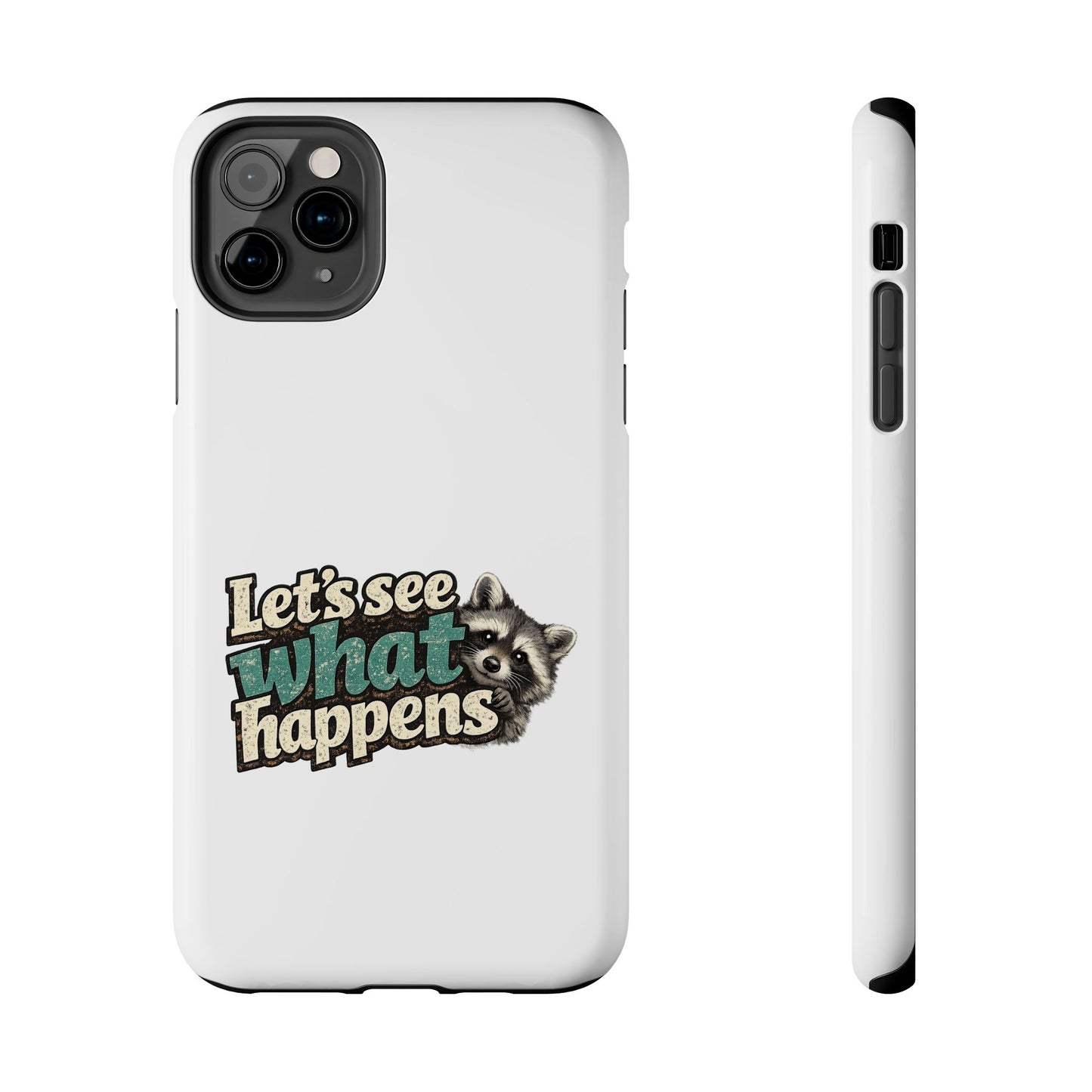 Peek & See Raccoon Phone Case — Tough & Cute Protective Phone Cover