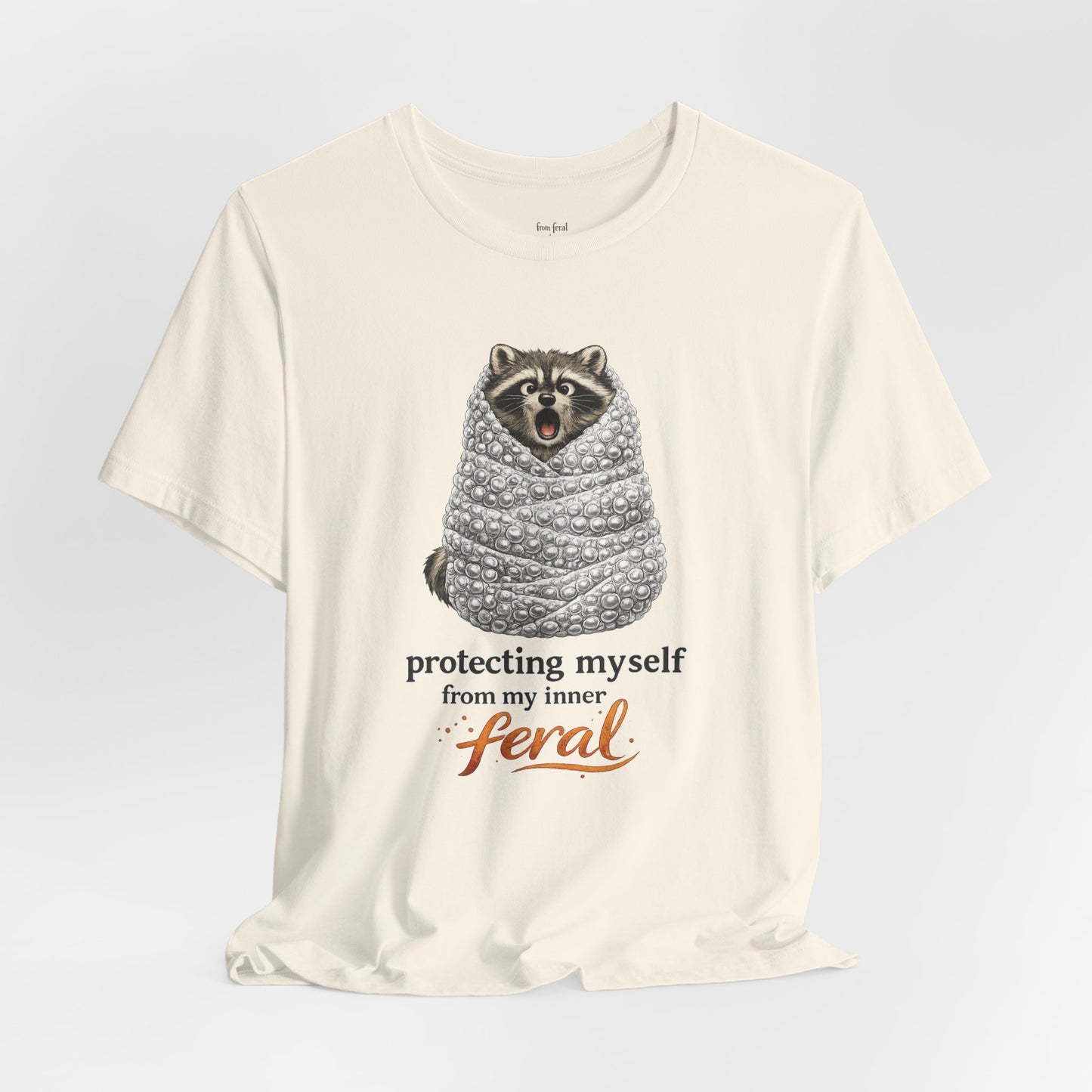 Bubble Wrapped Raccoon T-shirt