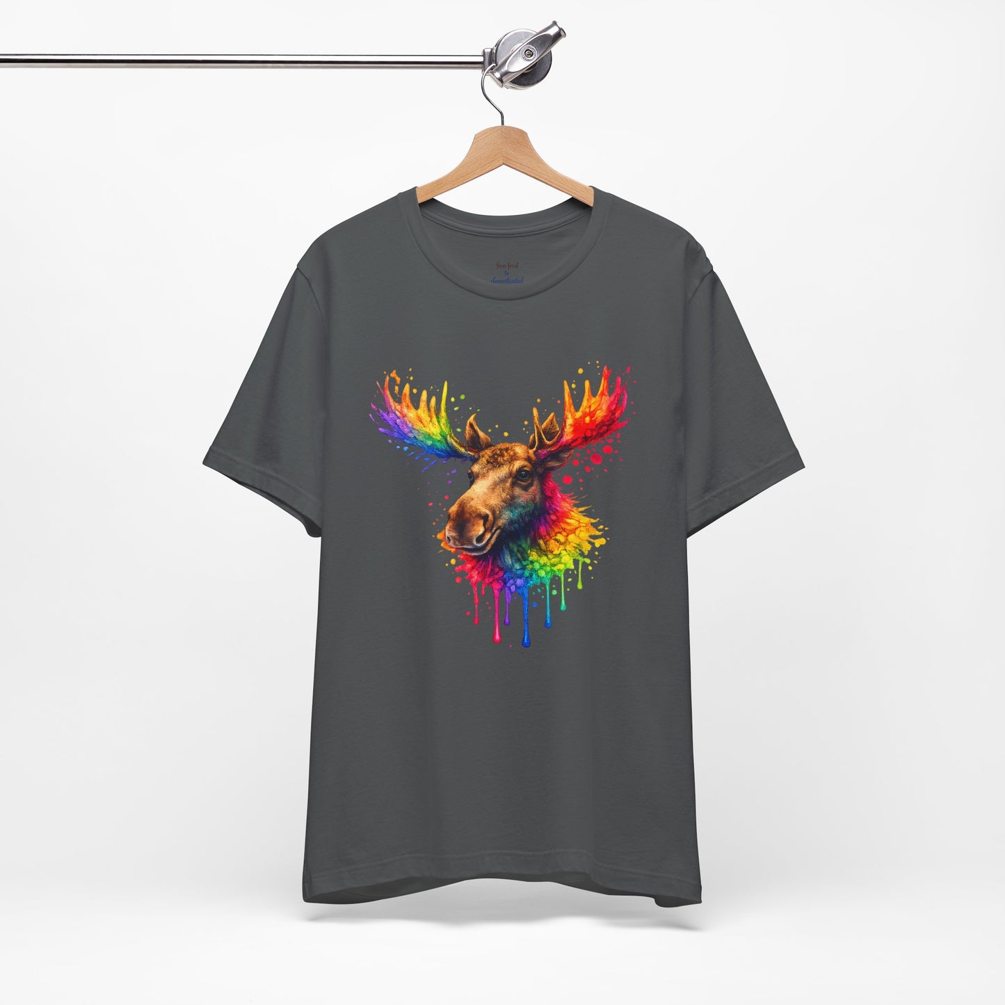 Watercolor Wildlife Moose T-Shirt