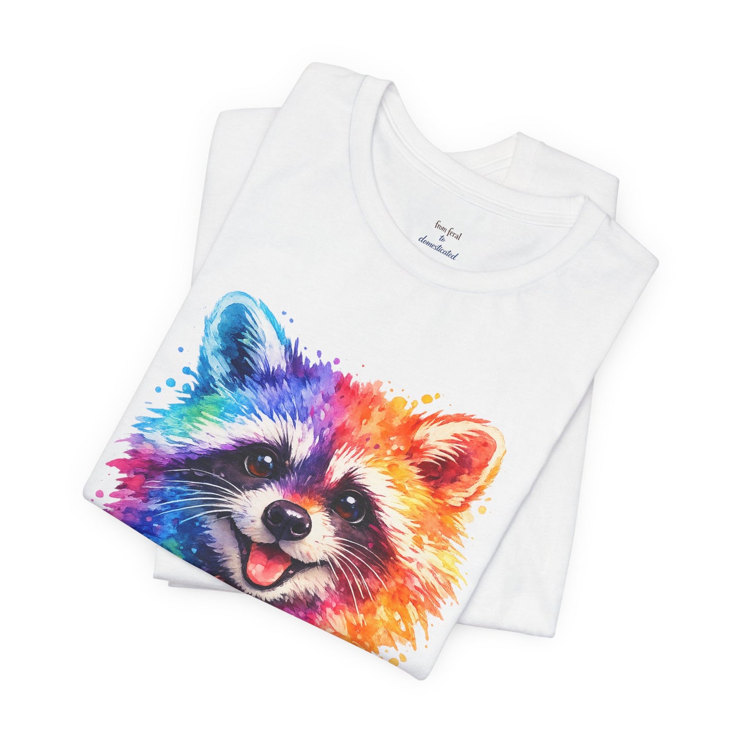 Watercolor Wildlife Raccoon T-Shirt