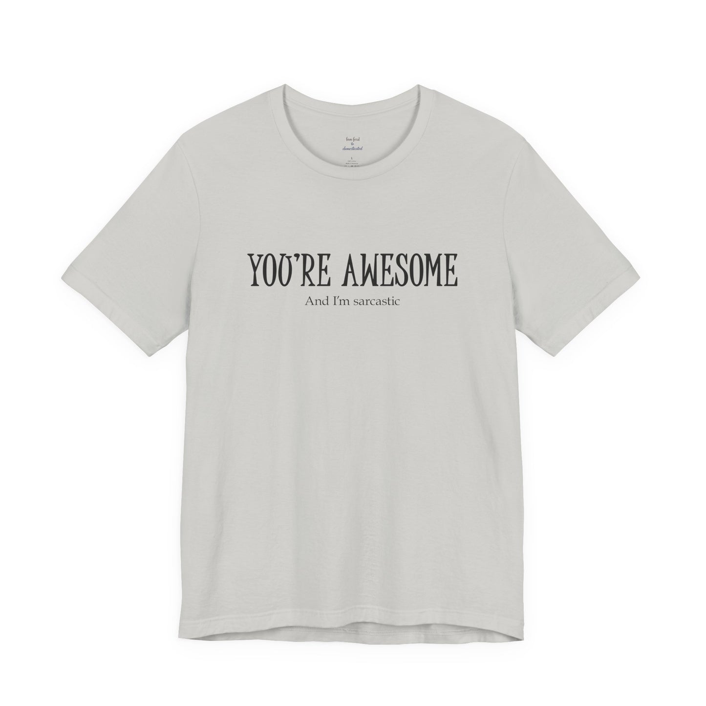 You're Awesome (And I'm Sarcastic) T-Shirt