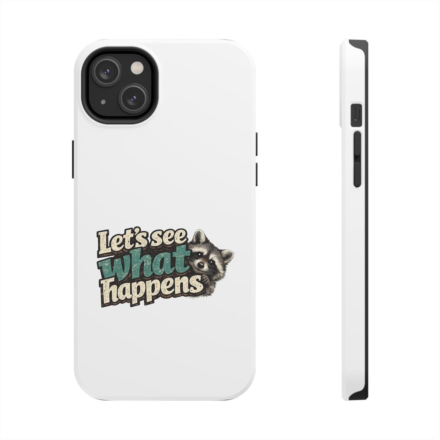 Peek & See Raccoon Phone Case — Tough & Cute Protective Phone Cover