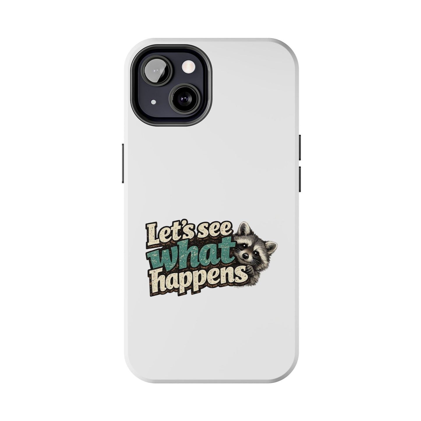 Peek & See Raccoon Phone Case — Tough & Cute Protective Phone Cover