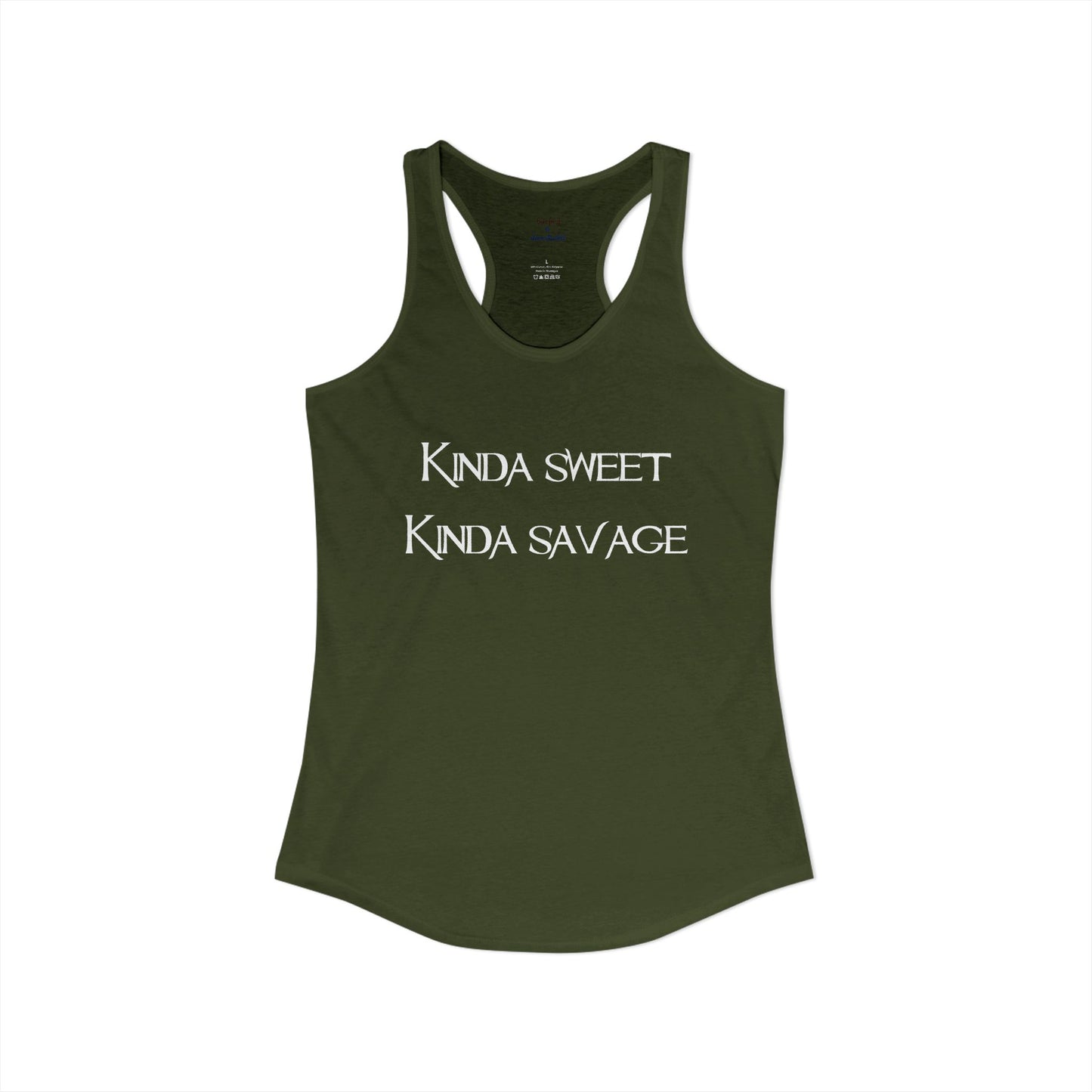 Kinda Both Racerback Tank