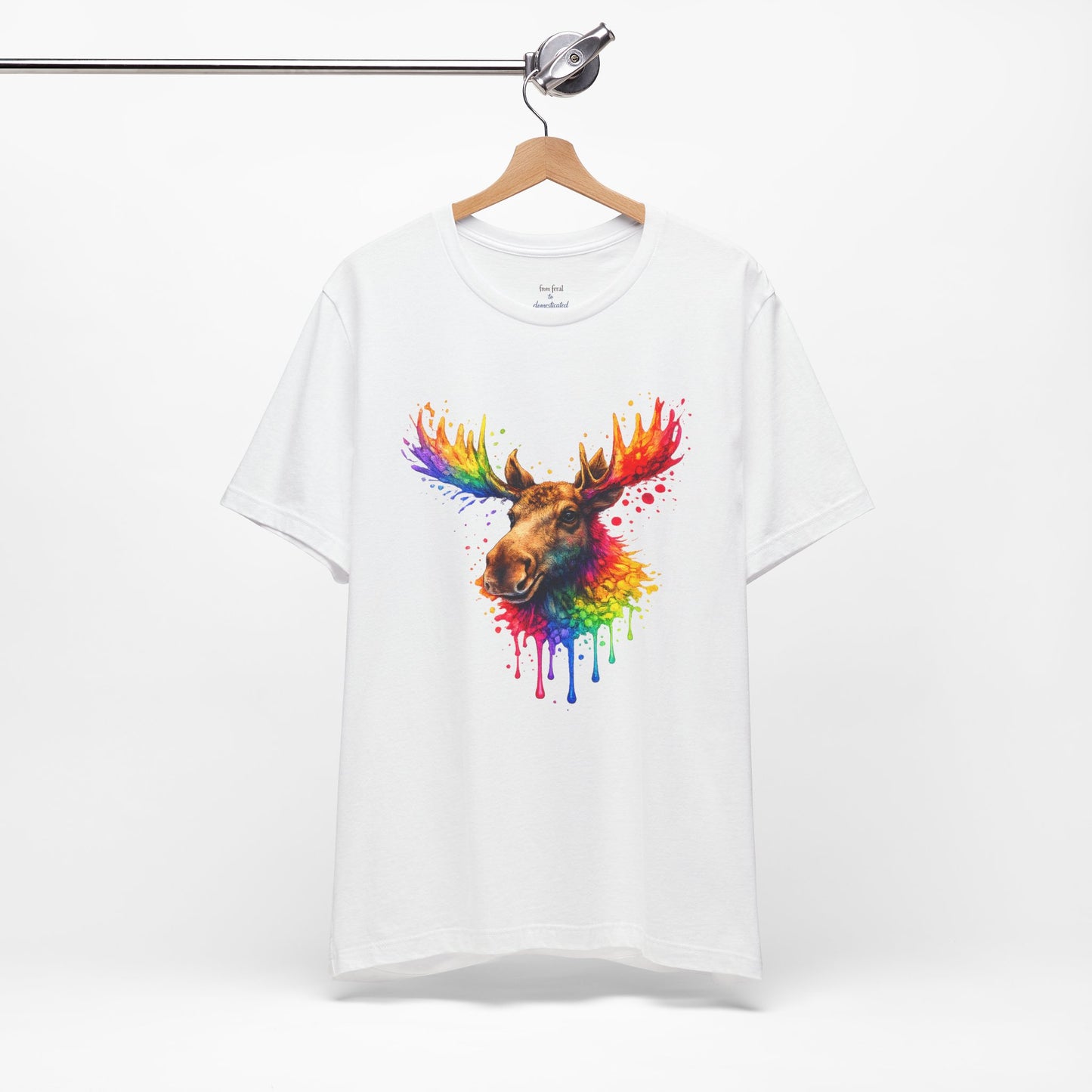 Watercolor Wildlife Moose T-Shirt