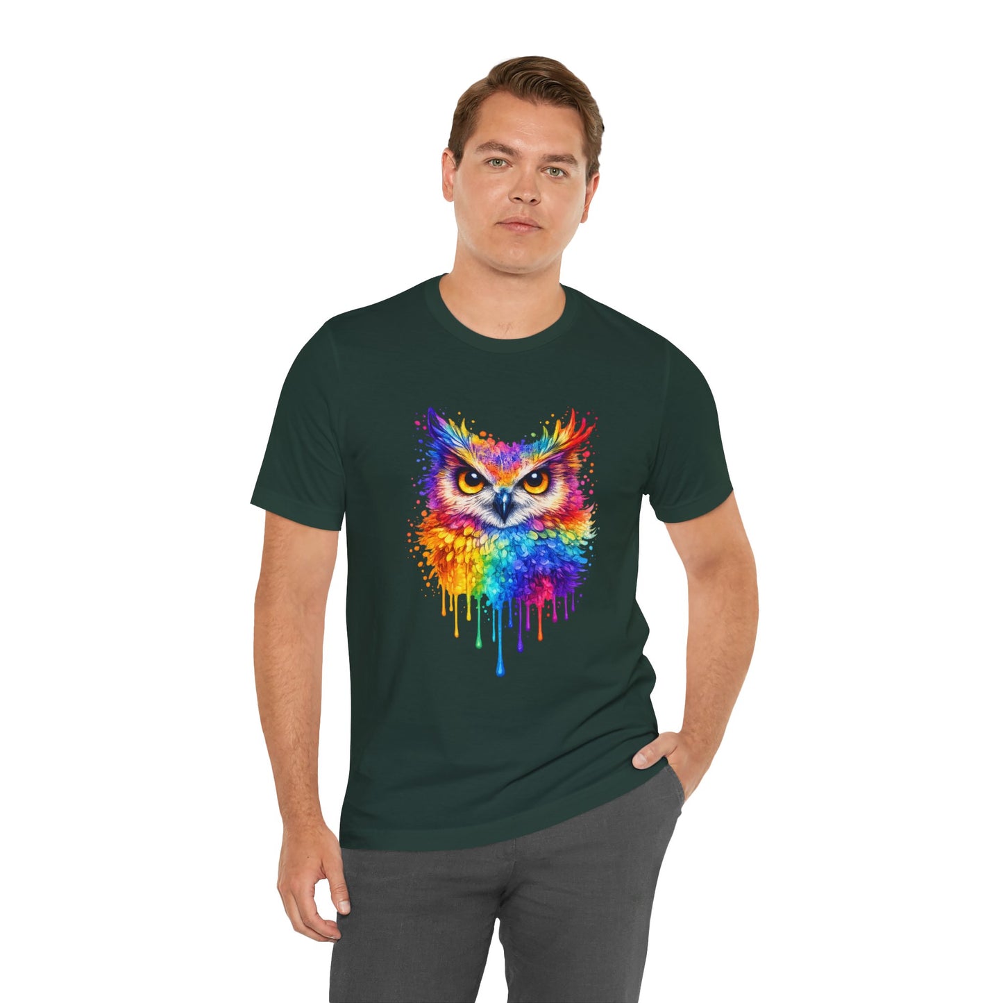Watercolor Wildlife Owl T-Shirt