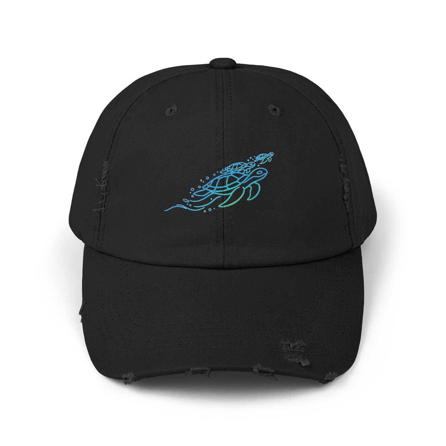 Swimming Sea Turtles | Distressed Cap