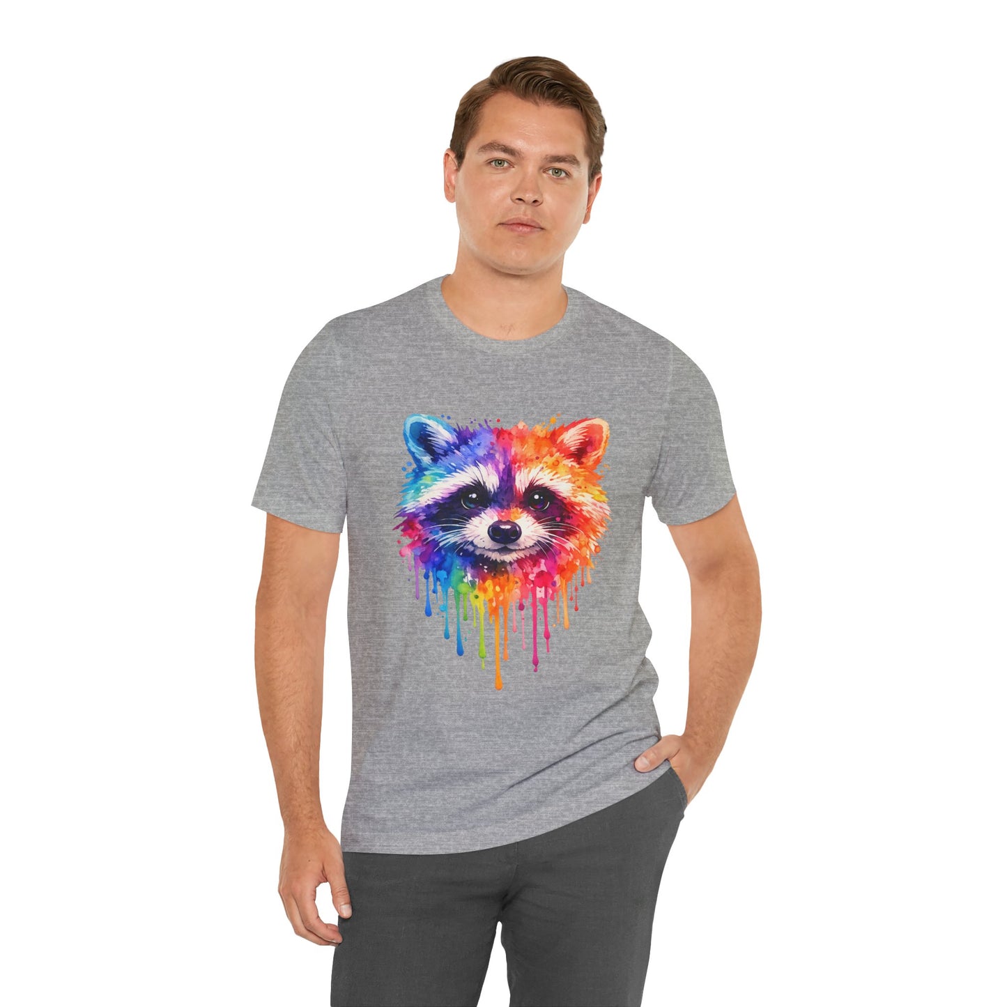 Watercolor Wildlife Raccoon T-Shirt