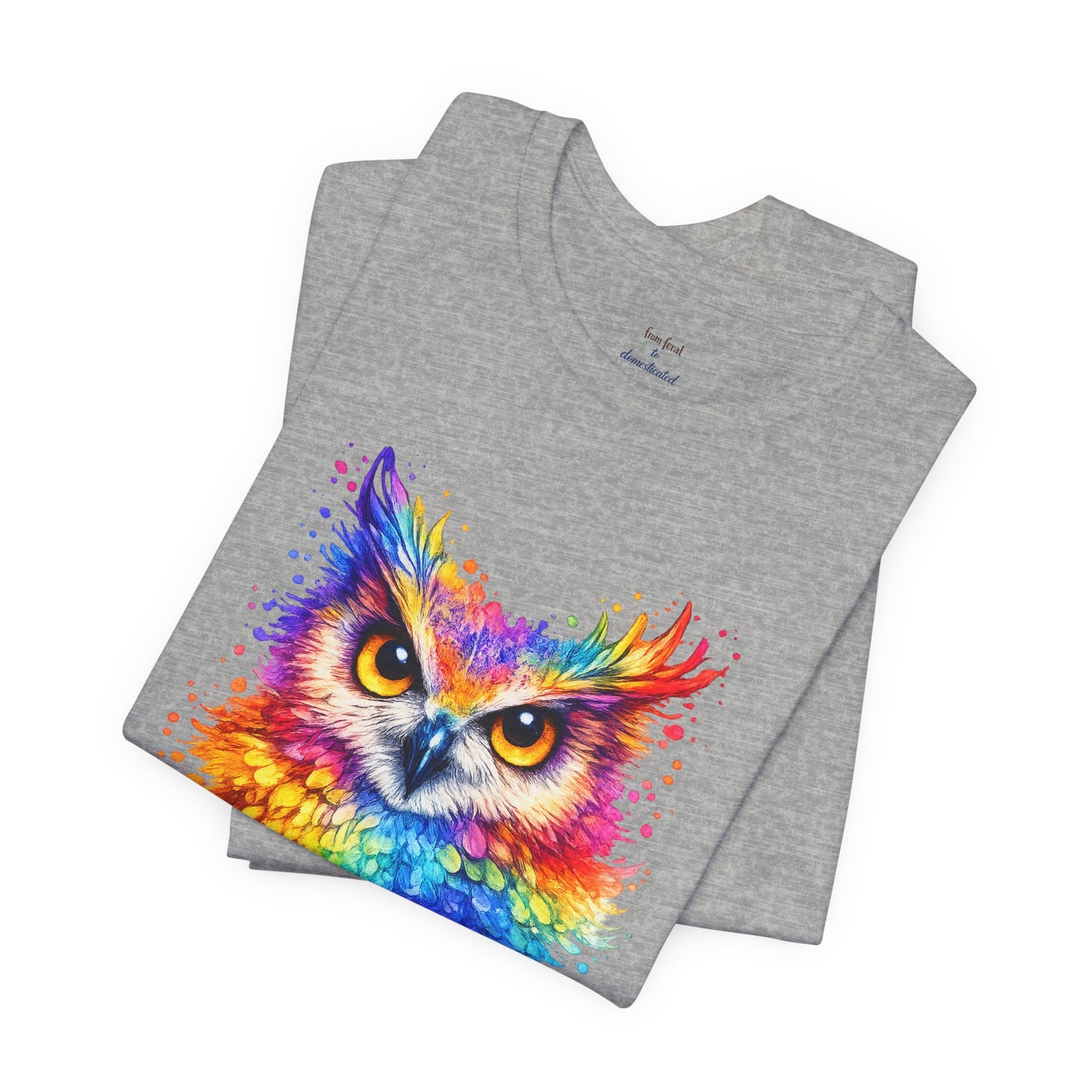 Watercolor Wildlife Owl T-Shirt