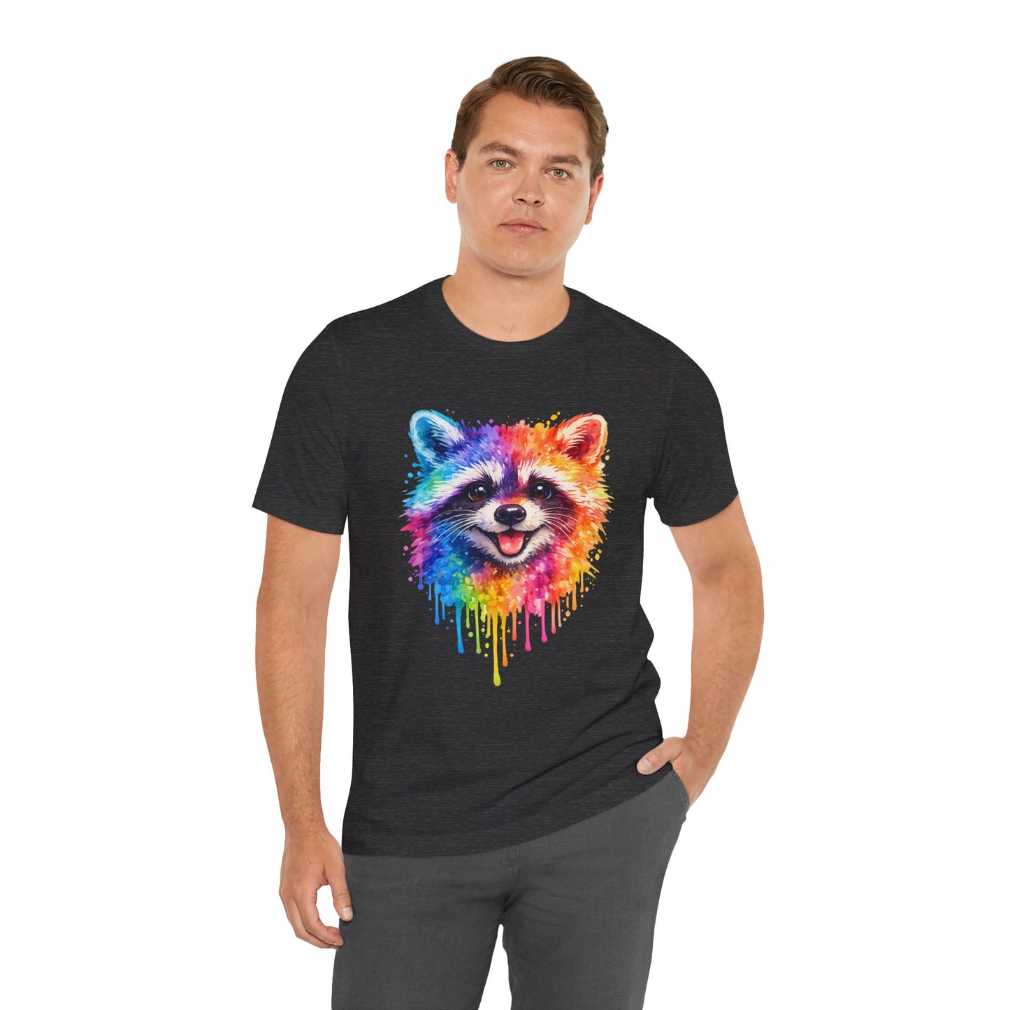 Watercolor Wildlife Raccoon T-Shirt