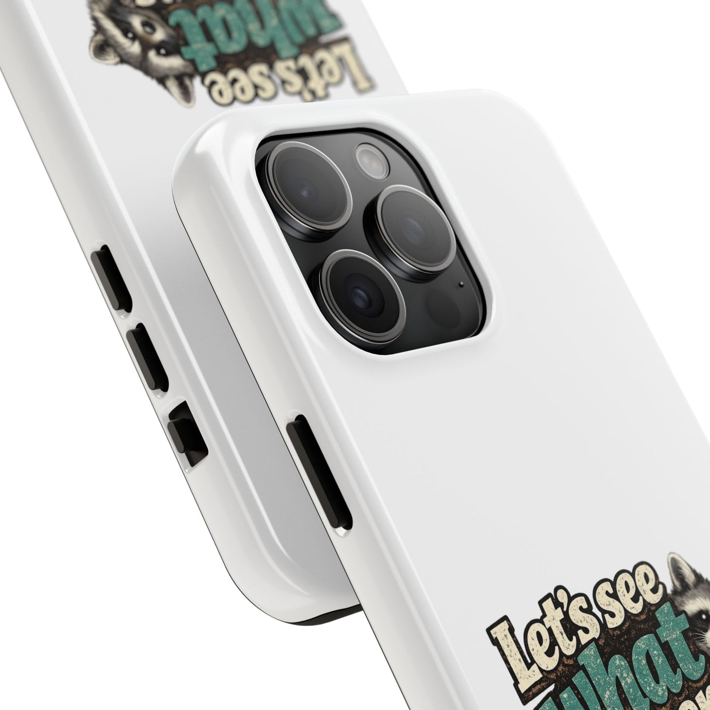 Peek & See Raccoon Phone Case — Tough & Cute Protective Phone Cover
