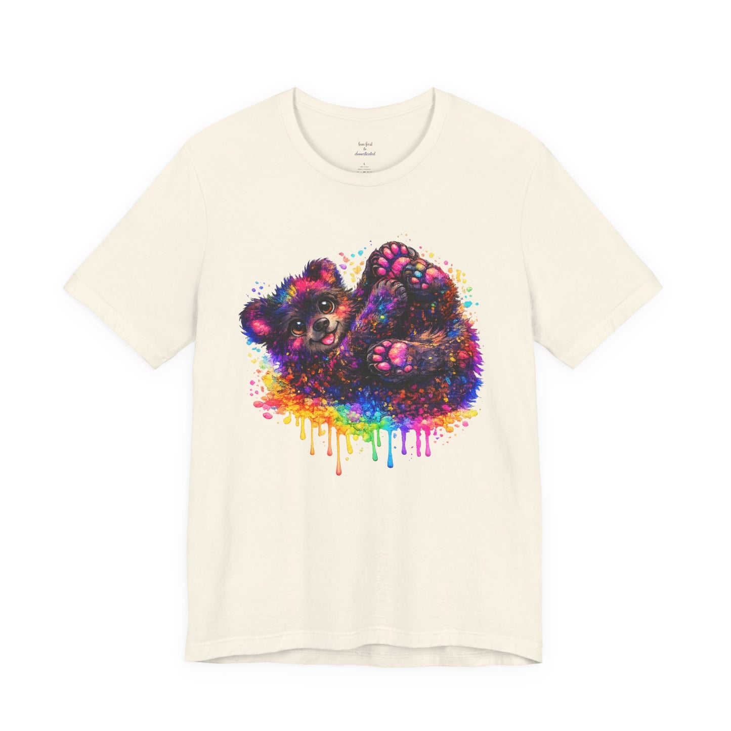 Watercolor Wildlife Bear Cub T-Shirt