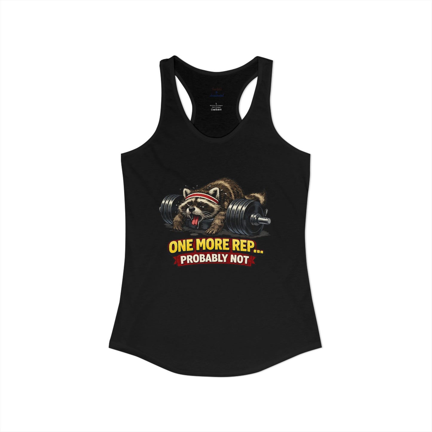 One More Rep Racerback Tank