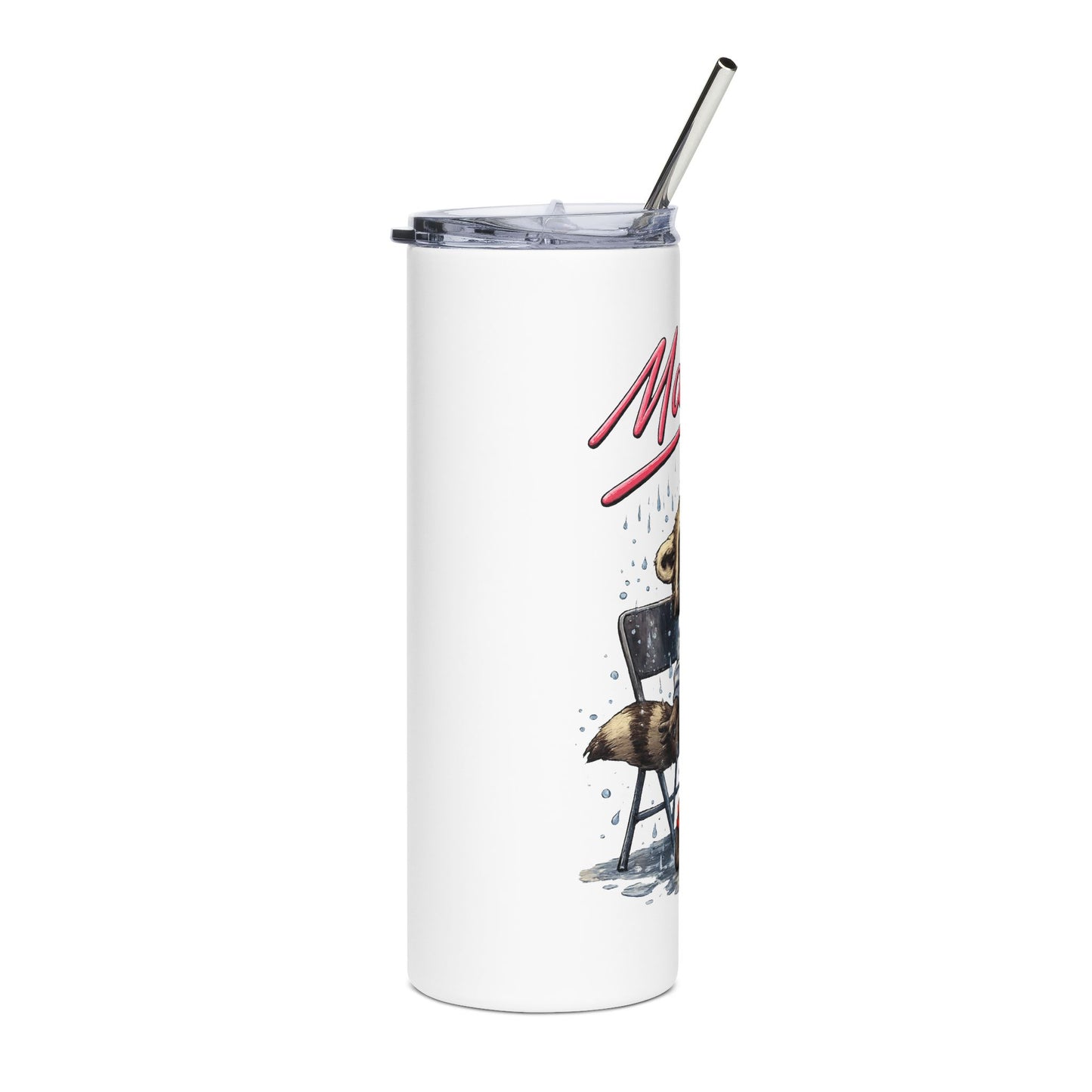 Maniac Raccoon 20oz Stainless Steel Tumbler