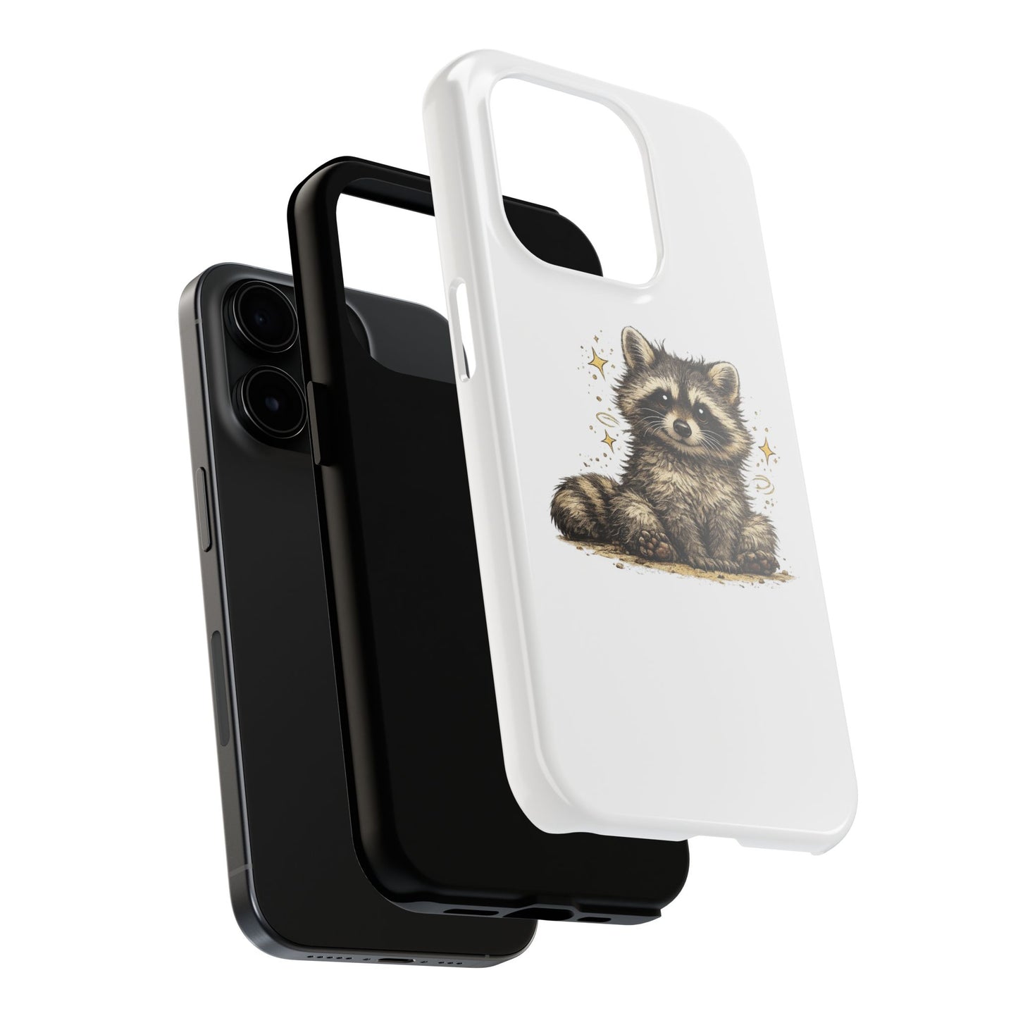 Sweet & Savage Raccoon Phone Case — Tough & Cute Protective Phone Cover