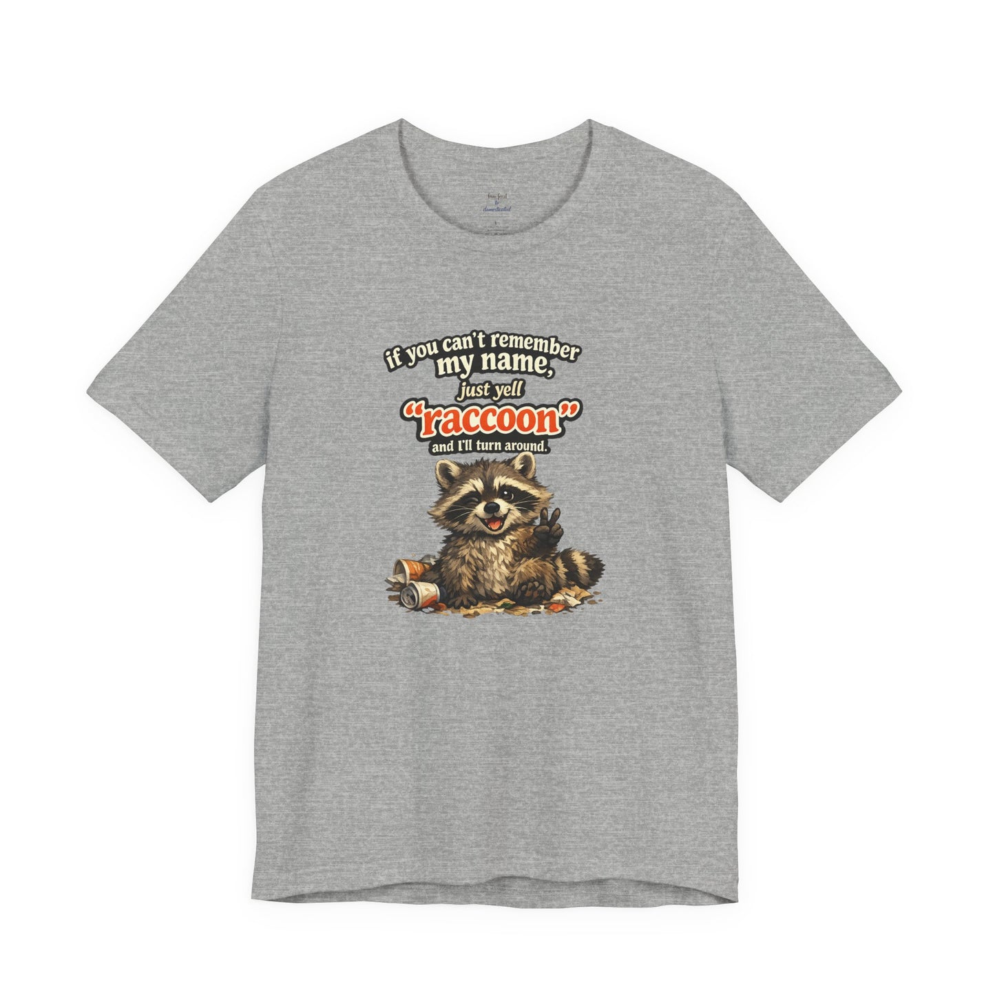 Yell Raccoon T-shirt