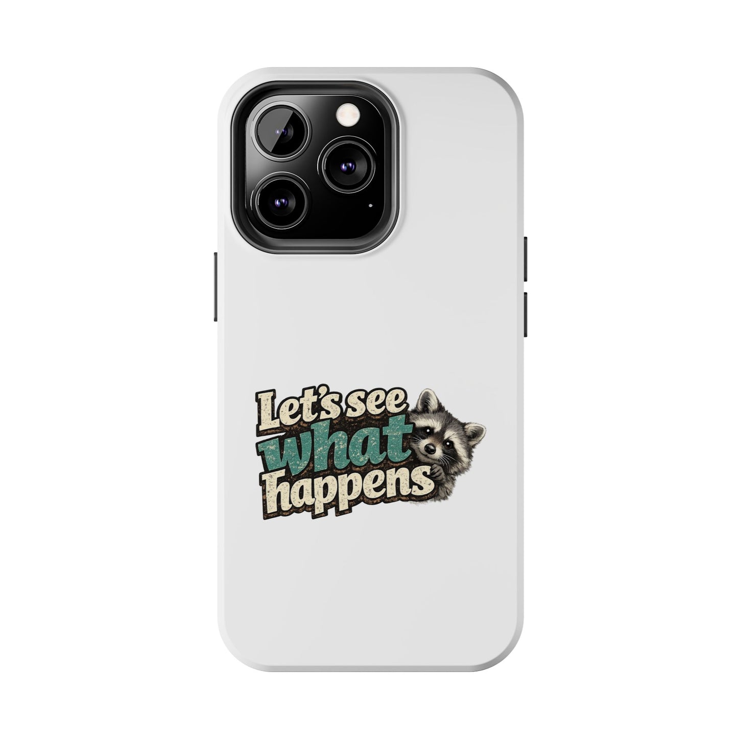 Peek & See Raccoon Phone Case — Tough & Cute Protective Phone Cover