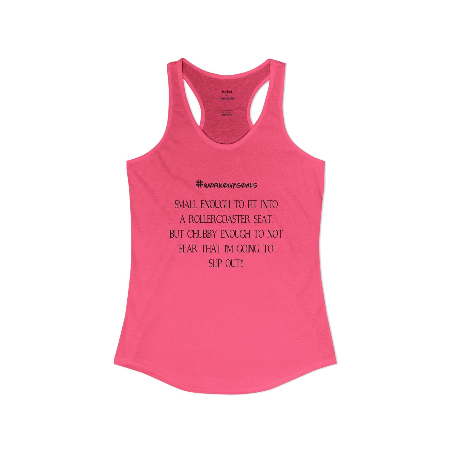 Workout Goals Racerback Tank