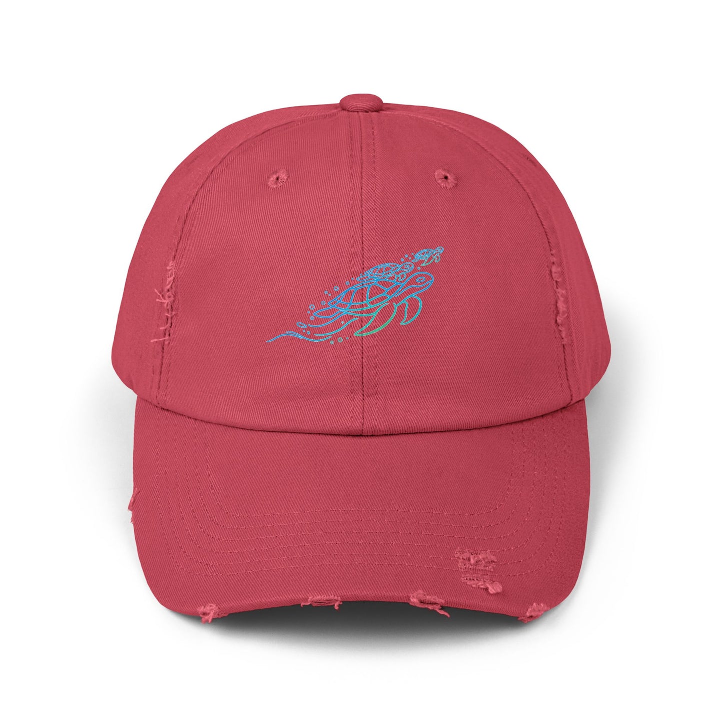 Swimming Sea Turtles | Distressed Cap