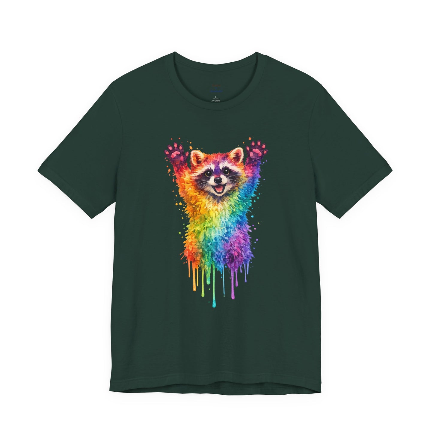 Watercolor Wildlife Raccoon T-Shirt