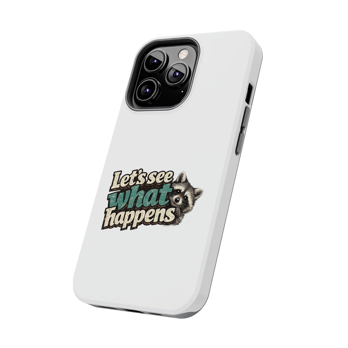Peek & See Raccoon Phone Case — Tough & Cute Protective Phone Cover
