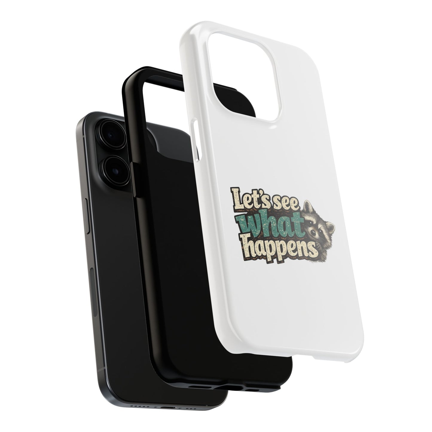 Peek & See Raccoon Phone Case — Tough & Cute Protective Phone Cover