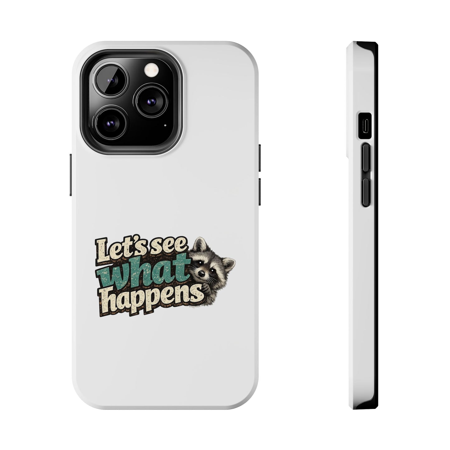 Peek & See Raccoon Phone Case — Tough & Cute Protective Phone Cover