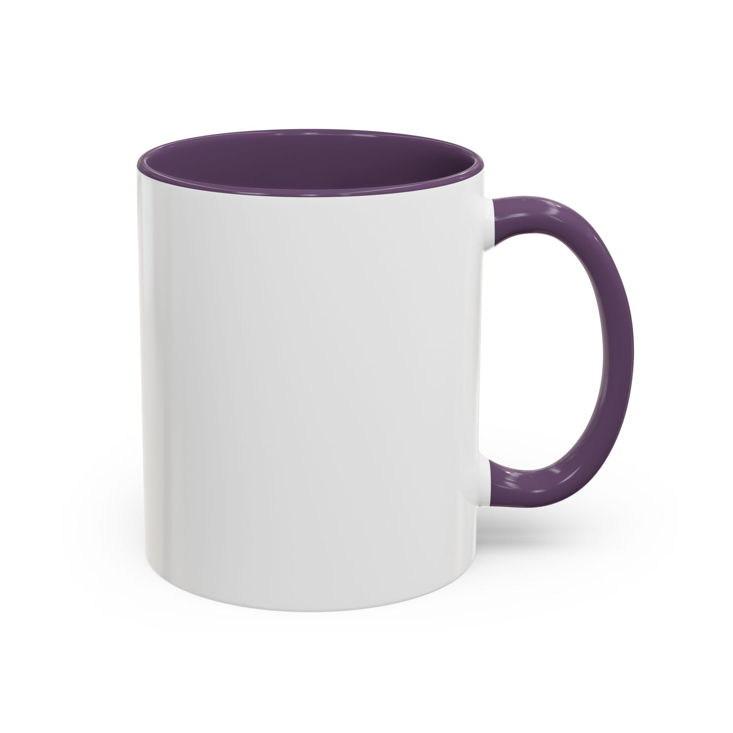 Cheerful Watercolor Raccoon Accent Coffee Mug