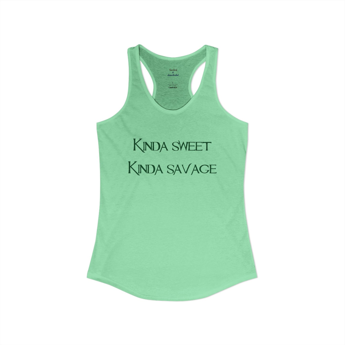 Kinda Both Racerback Tank