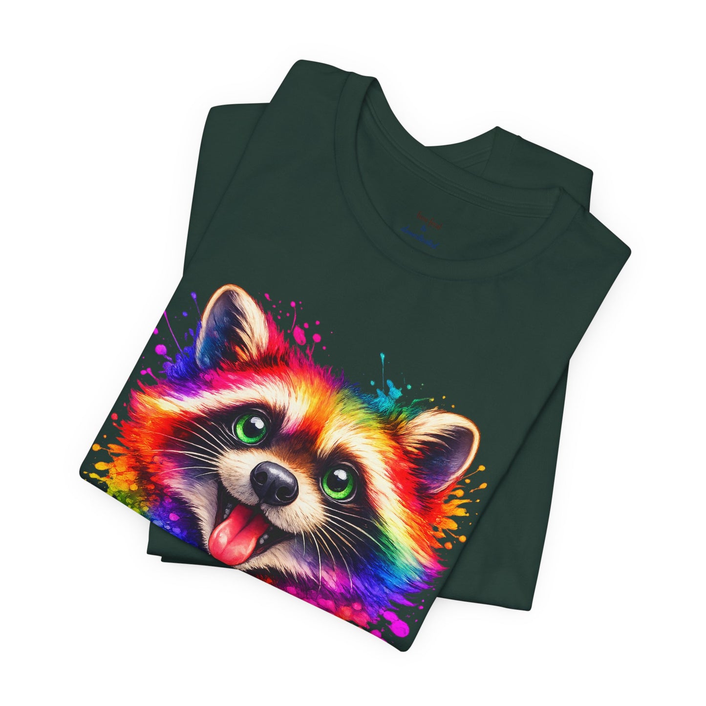 Watercolor Wildlife Raccoon T-Shirt