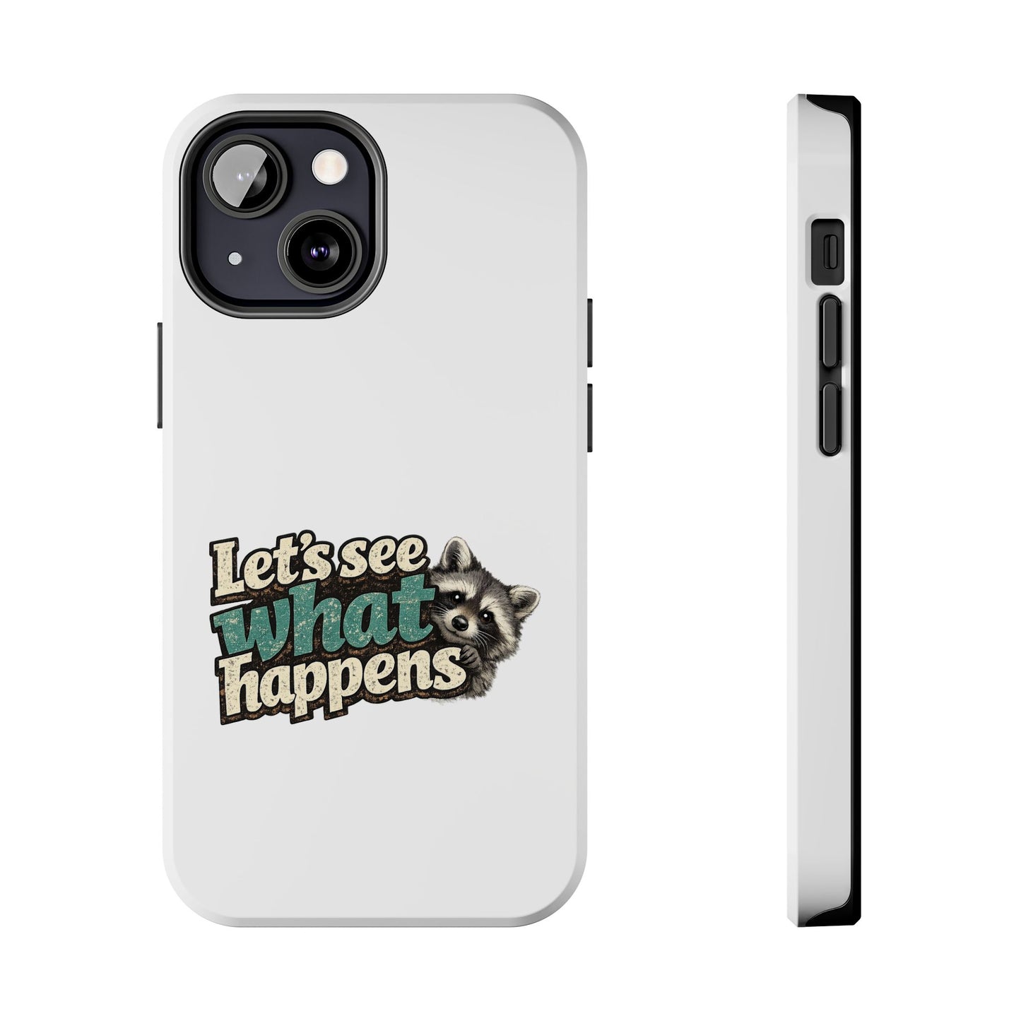 Peek & See Raccoon Phone Case — Tough & Cute Protective Phone Cover