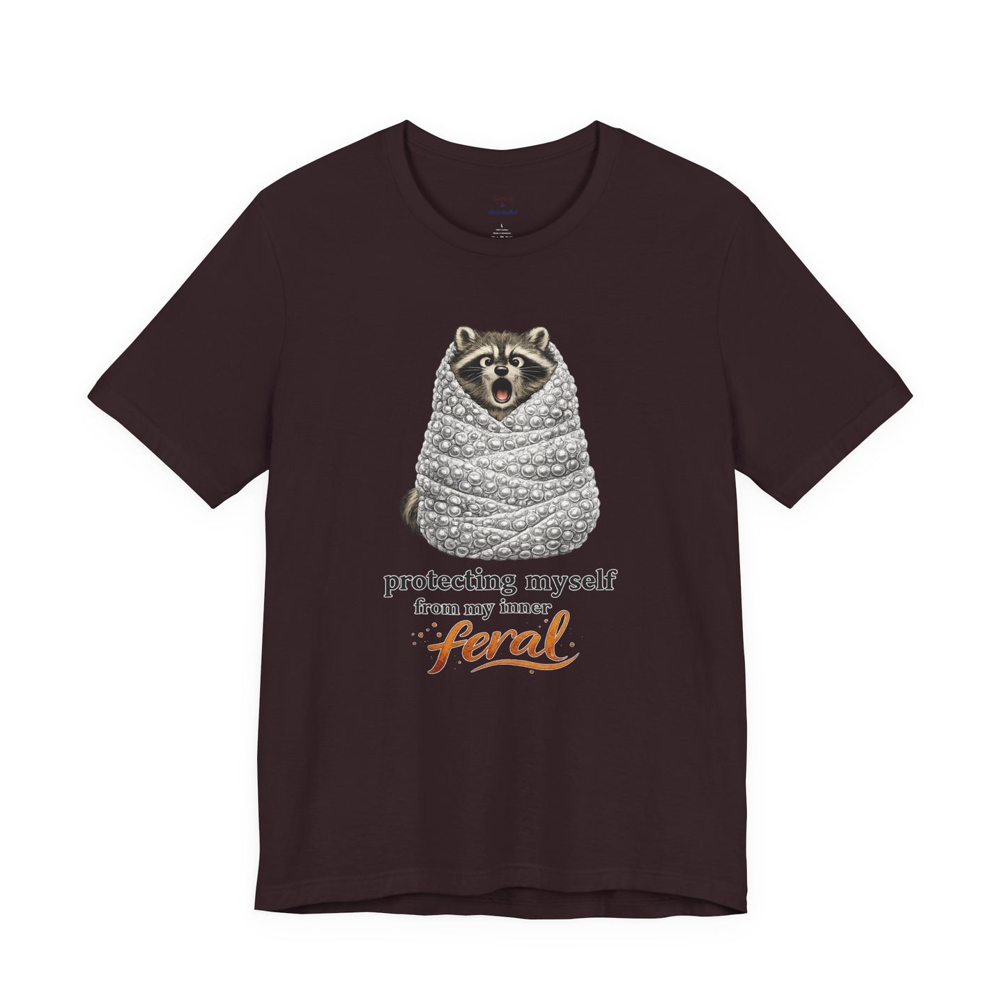 Bubble Wrapped Raccoon T-shirt