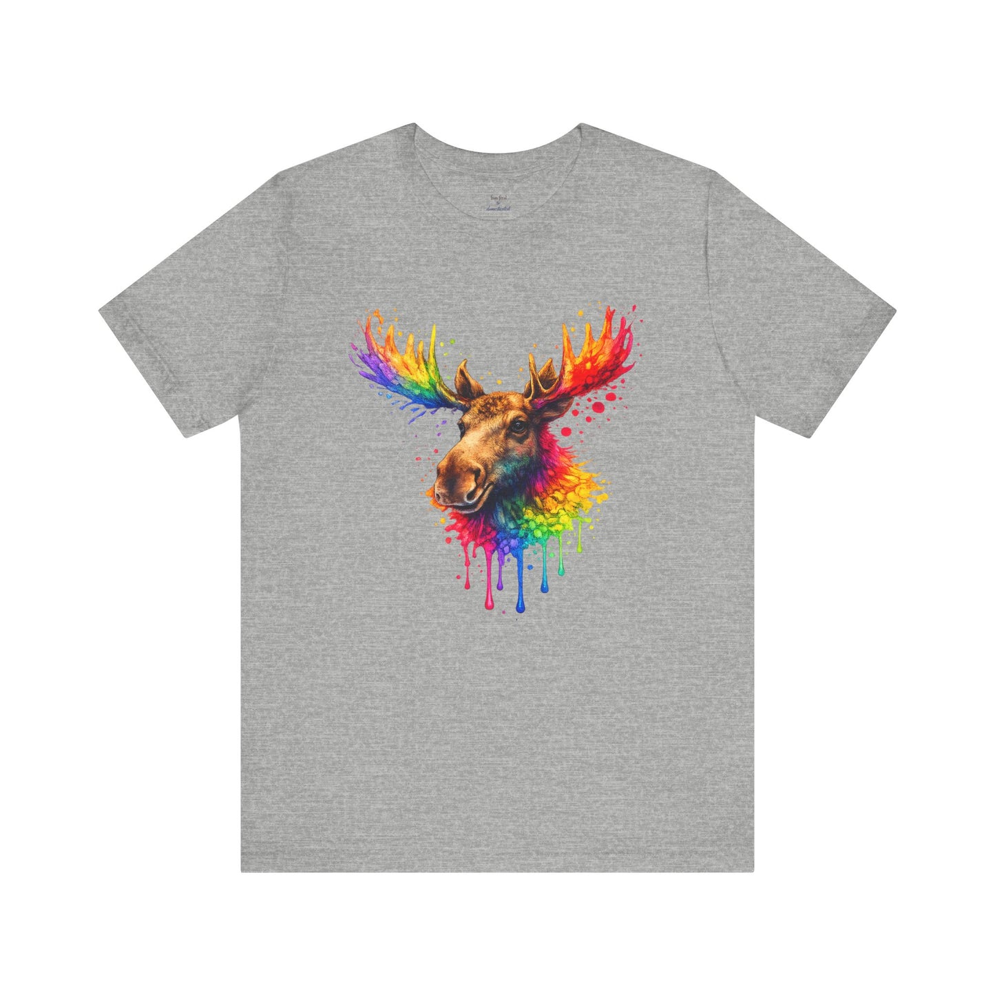 Watercolor Wildlife Moose T-Shirt