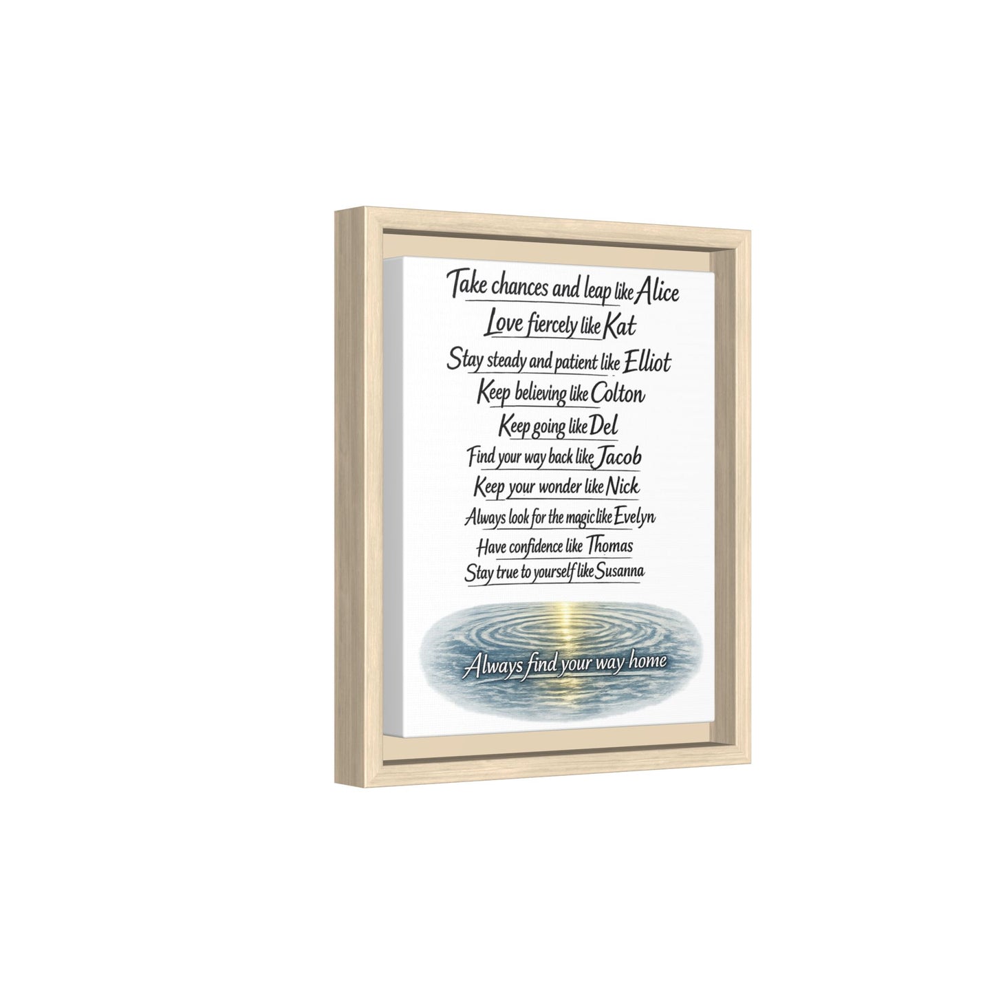 Find Your Way | Matte Canvas, Framed