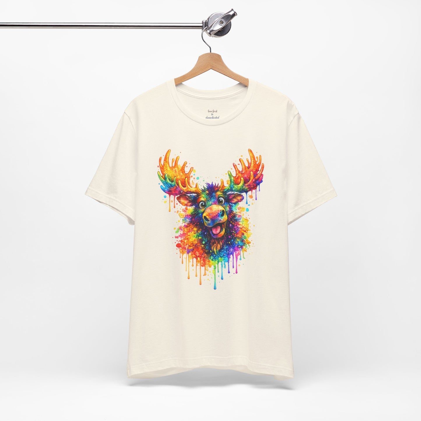 Watercolor Wildlife Moose T-Shirt