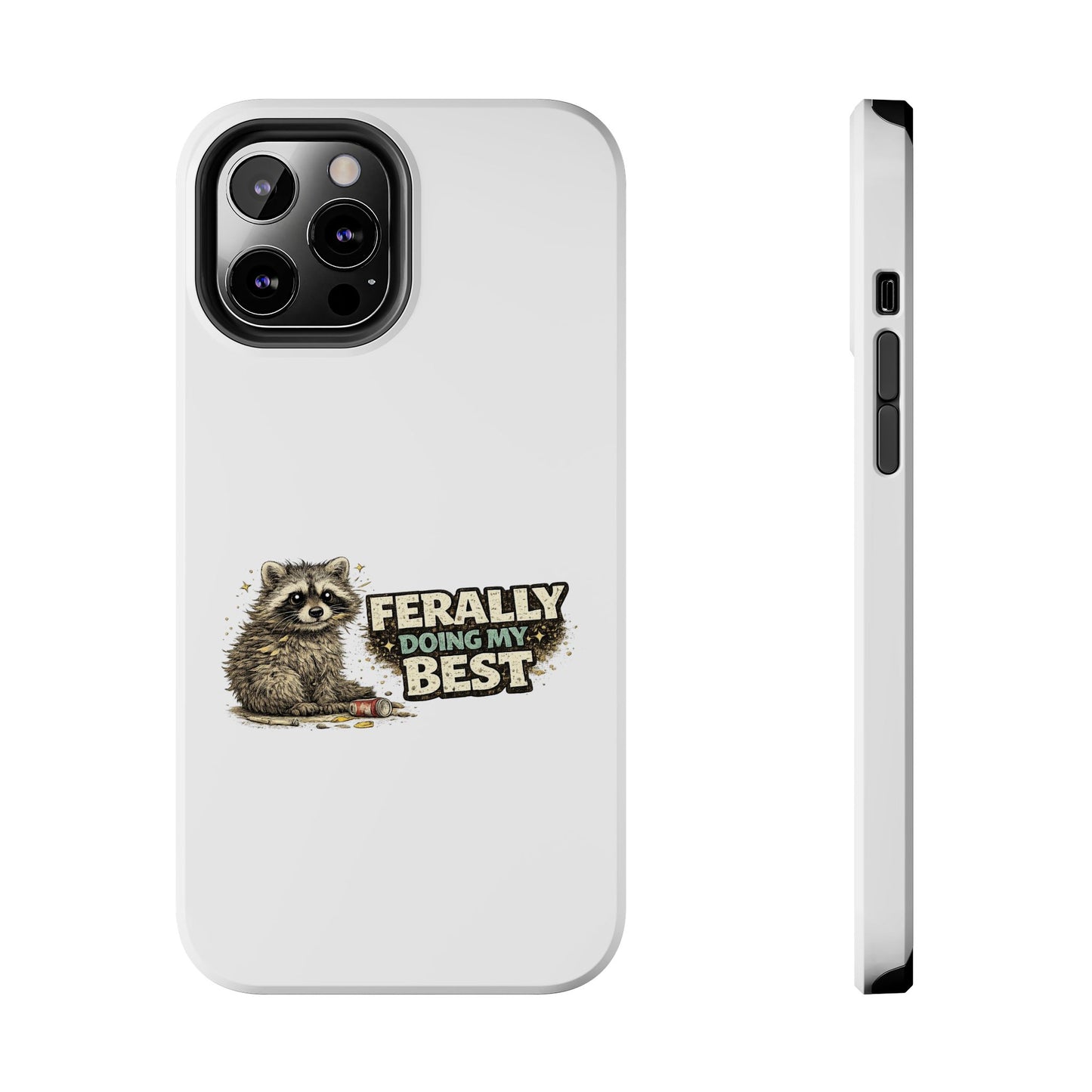 Ferally Raccoon Phone Case — Tough & Cute Protective Phone Cover