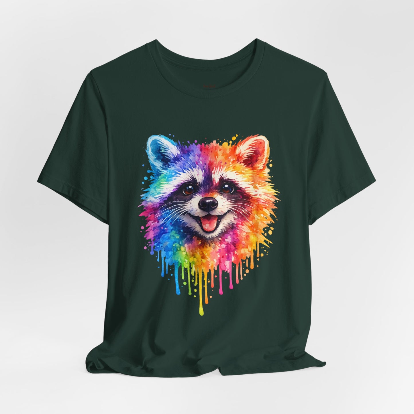 Watercolor Wildlife Raccoon T-Shirt