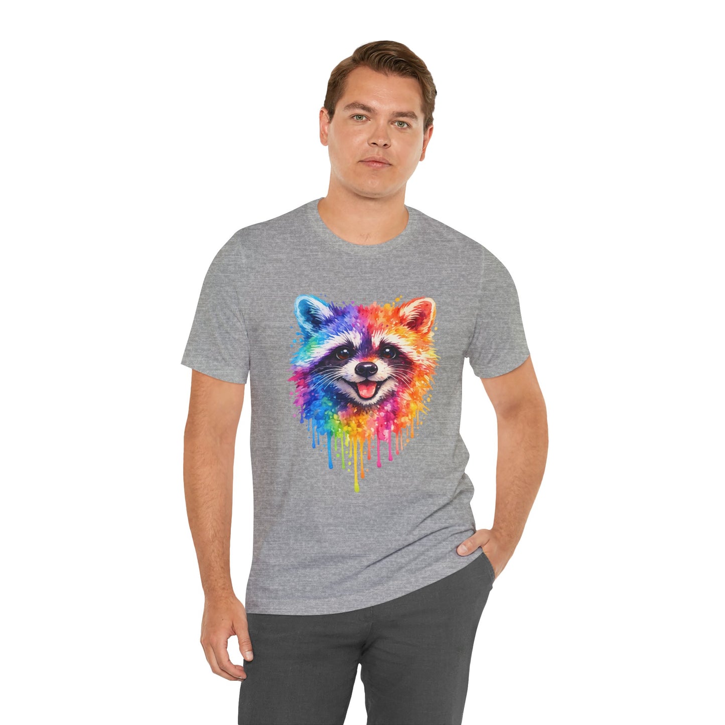 Watercolor Wildlife Raccoon T-Shirt